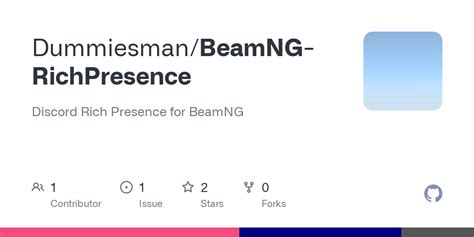 Github Dummiesmanbeamng Richpresence Discord Rich Presence For Beamng