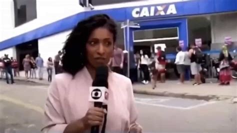 Repórter Da Tv Globo é Atacada Durante Reportagem Em Direto