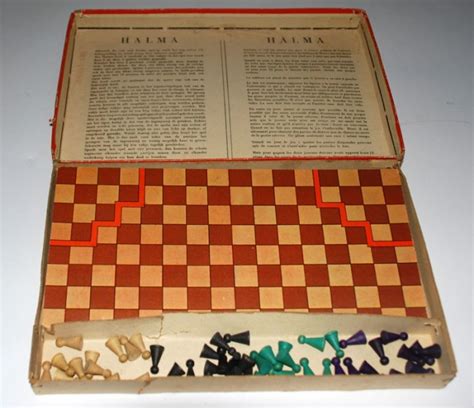 Halma board game s. d 6 - Smeerling Antiques