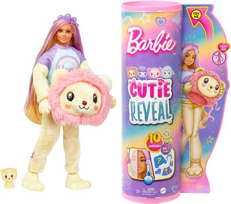 Barbie Cutie Reveal Doll Accessories Lion Plush Costume