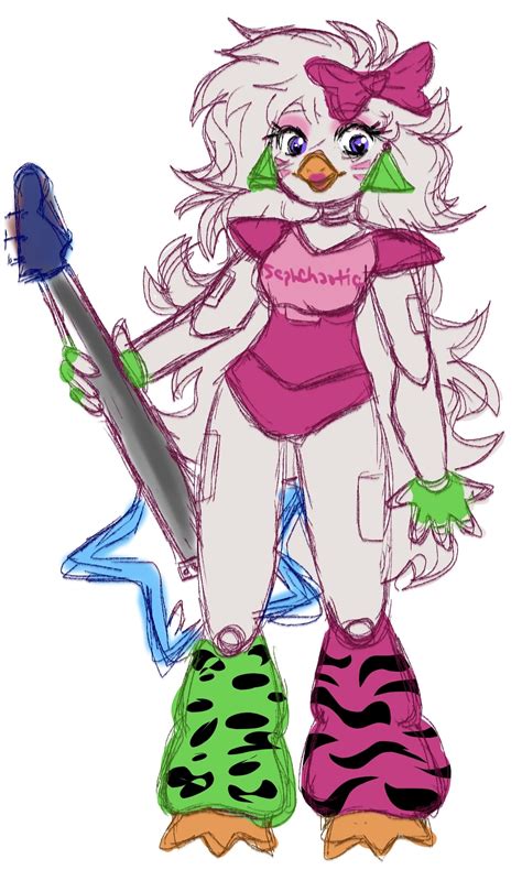 Glamrock Chica Redesign Ish By Sephchaotic On Deviantart