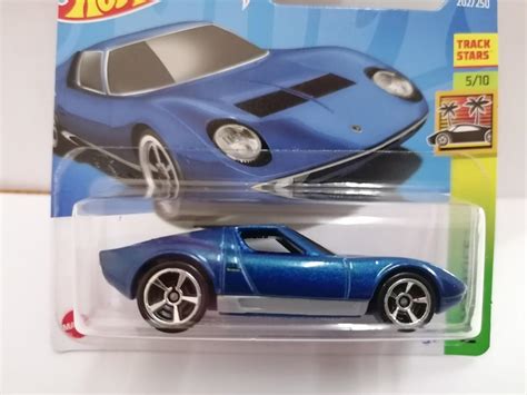 Hot Wheels 2022 Hw Exotics 71 Lamborghini Miura Sv Blu Miura Hobbies And Toys Toys And Games On