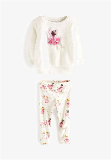 Next Cosy Pyjamas Cream Fairybeige