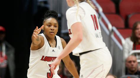 Van Lith Louisville Womens Basketball Trounce Siue In Dominating Win