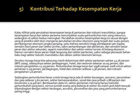 Tugas 8 Peranan Sektor Pertanian Ppt Ppt