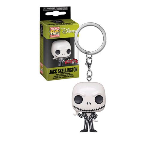 Porte Clé NBX Jack Skellington Metallic Exclu Pocket Pop 4cm Funko