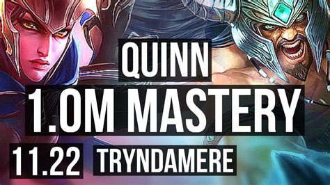 QUINN Vs TRYNDAMERE TOP 1 0M Mastery 12 4 12 Dominating TR