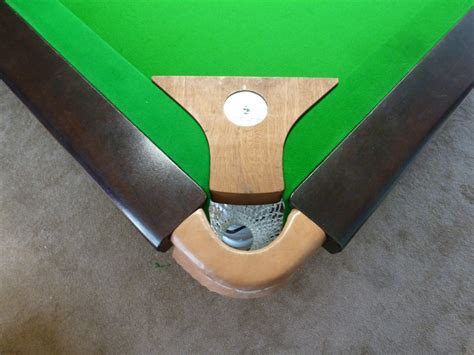 Correct Pocket Openings On A Riley Steel Cushioned Aristocrat Snooker