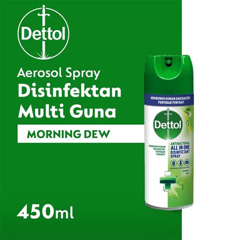 Jual Dettol Disinfektan Spray Disinfectant Spray Morning Dew 450ml Shopee Indonesia