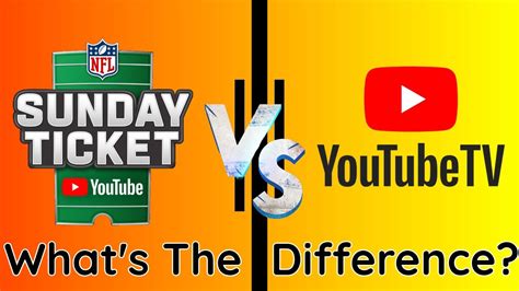 Nfl Sunday Ticket Youtube Premium Channel Vs Youtube Tv Whats The