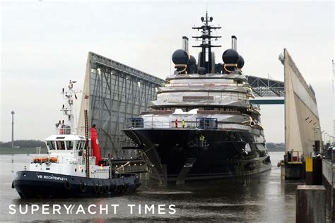 Video 145m secretive Lürssen superyacht Luminance launched