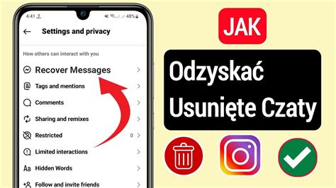 Jak odzyskać usunięte wiadomości na Instagramie Odzyskiwanie