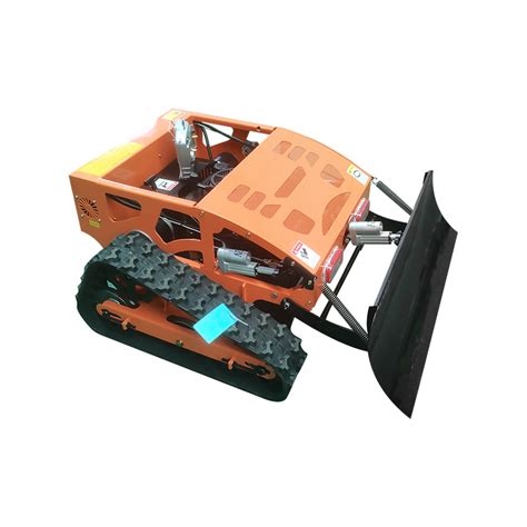 Gasoline Rc Grass Cutter Radio Remote Control Lawn Mower With Snow Plow