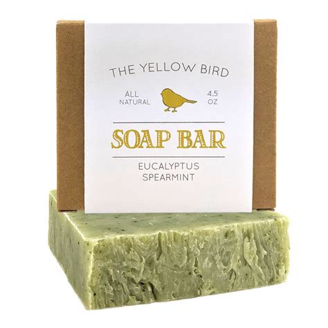 Eucalyptus Spearmint Soap Bar - The Yellow Bird – The Soap Bar