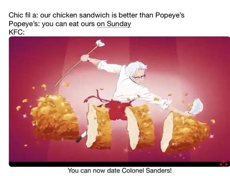 Colonel Sanders Is Pretty Hot Ngl I Love You Colonel Sanders A Finger Lickin’ Good Dating