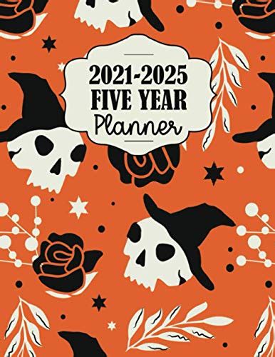 2021 2025 Five Year Planner 60 Months Yearly Planner Monthly Calendar