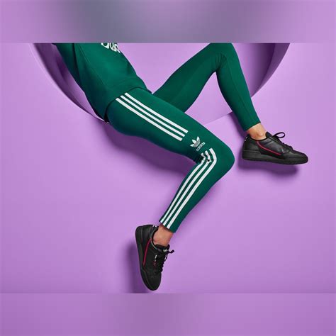 Adidas Originals Adicolor Three Stripe Trefoil Legging Gem