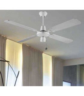 Ventilador techo blanco con luz 50990 en Ámbar Muebles