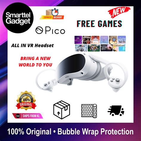 PICO 4 | 8GB+128GB / 8GB+256GB ROM | 4K+ Super-Vision Display | All in ...