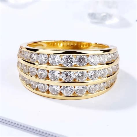 Huitan Anillos De Boda De Dise O Simple Para Mujer Joyer A De