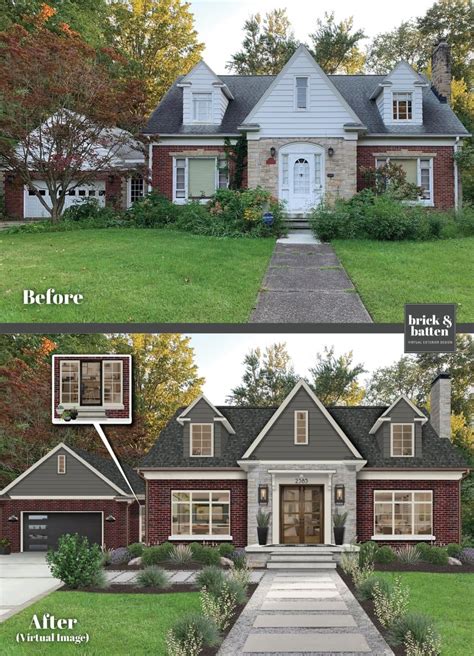 12 Red Brick House Design Updates With Photos Brick Batten Red