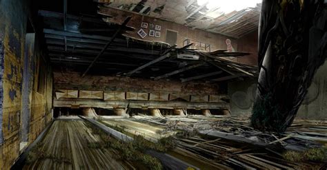 Jim Martin Concept Art: The Bowling Alley is closed