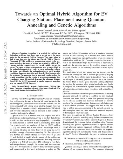 Towards An Optimal Hybrid Algorithm For Ev Charging Stations Placement