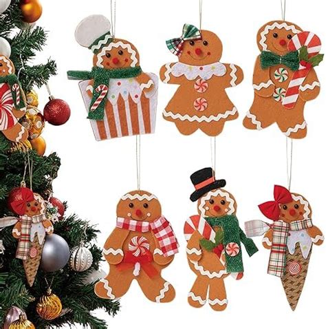 Amazon Piece Gingerbread Ornaments For Christmas Tree