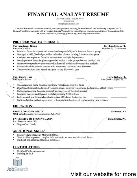 fine beautiful career objective  finance resume linkedin profile
