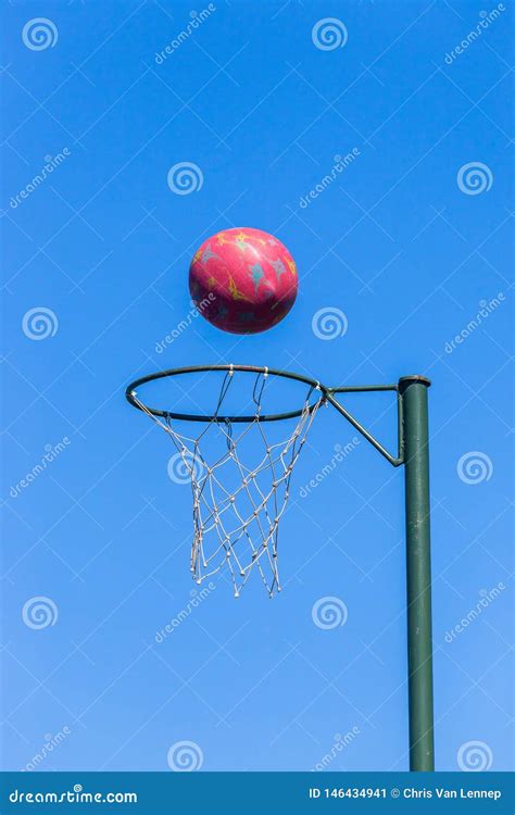 Netball Hoop And Netball Stock Photo | CartoonDealer.com #11141238