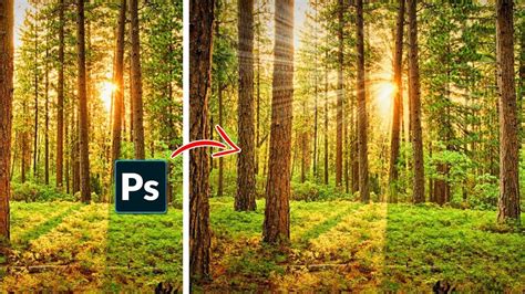 Create Realistic Sun Rays In Photoshop Short Photoshop Tutorial Youtube