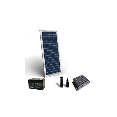 Kit Solar Pro 30W 12V Placa Solar Controlador De Carga 5A Paneles Y