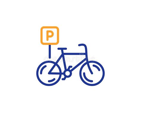 Bicycle Parking Icon Bike Park Sign Vector Stock Vector Illustration Of Bike Placeholder