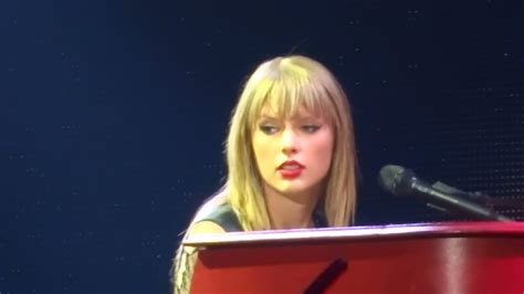 Taylor Swift All Too Well With Speech Live In Los Angeles 8 19 13