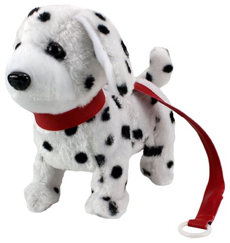 My Dancing Puppy Dalmatian Puppy Walk Along Toy Stuffed Plush Dog