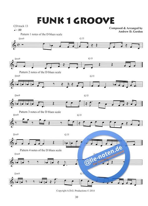 The Blues Scale For Flute All Sheetmusic CD