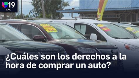 Conoce Tus Derechos Al Comprar Un Auto Youtube