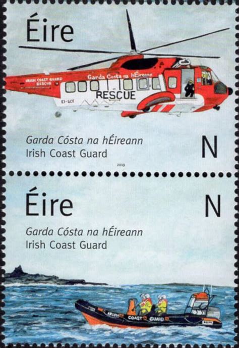 Ireland 2019 Irish Coast Guards Stamps Of The World