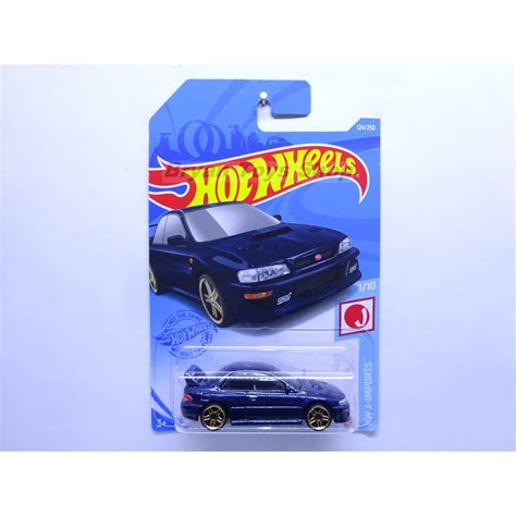 Jual Hot Wheels Subaru Impreza B STi Version Biru Tua Shopee Indonesia