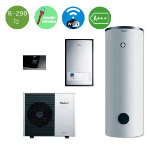 VAILLANT AEROTERMIA AROTHERM PLUS 12 AUTÓNOMO CON ACUMULACIÓN 400 y 500