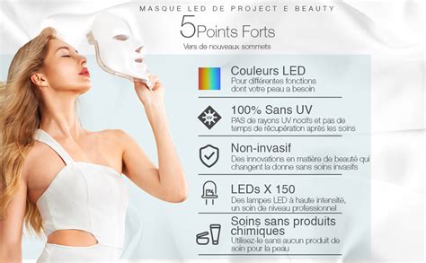 Project E Beauty Masque Photonique Pour Le Rajeunissement De La Peau