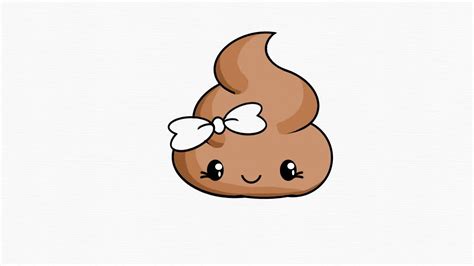 How To Draw Girl Poop Emoji (Step By Step Easy) - YouTube
