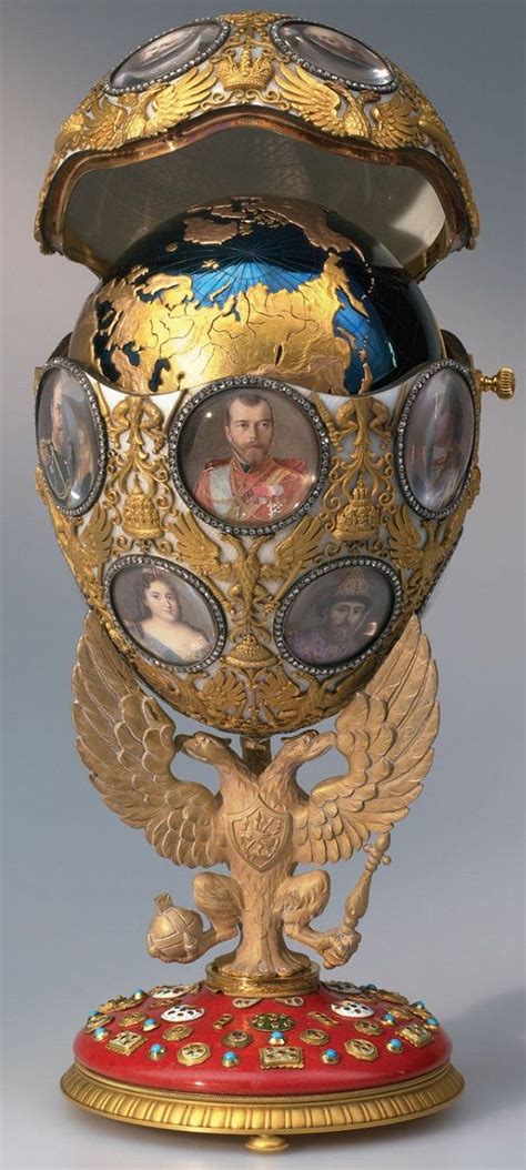 Romanov Tercentenary Egg 1913 This Egg Commemorates 300 Years Of