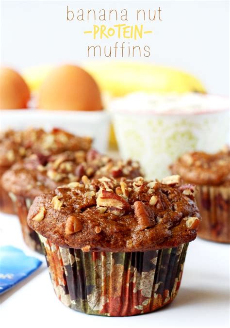 Banana Nut Protein Muffins Recipe