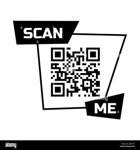 Scan Me Qr Code Icon For Smartphone Frame Quick Barcode App Design