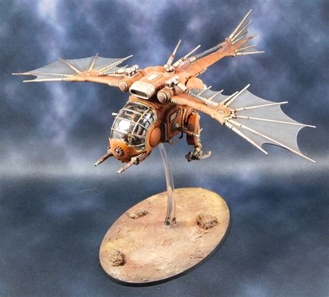 Adeptus Mechanicus Archaeopter Fusilave K C Holt Miniature Painting