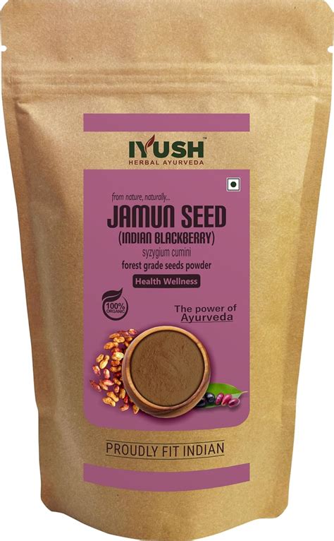 Buy Iyush Herbal Ayurveda Jamun Seed Powder Gm Jamun Powder