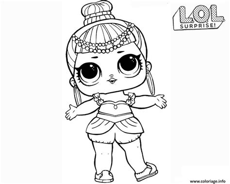 Coloriage LOL Surprise Doll Genie JeColorie