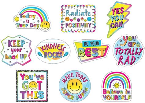 30ct Brights 4ever Positive Saying Accents Teacher Direct