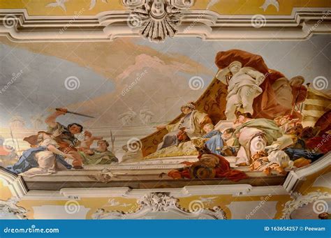 Some Of The Fresco Paintings Located In The Museo Degli Affreschi G B